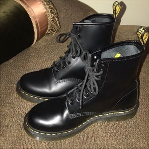Black Leather Doc Martens